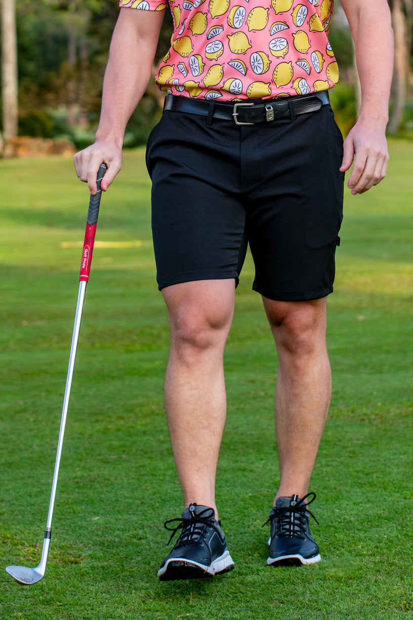 CA Flow Golf Shorts Black - Main Image